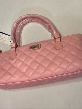 NWT SACHI Pink Quilted Insulated Handbag Carryall Lunch Travel Tote